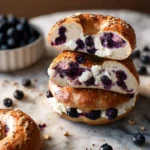 Healthy Blueberry Bagels – 3 Ingredients First Image