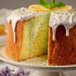 Mint Lemon Chiffon Cake First Image