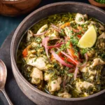 Molokhia (Egyptian Chicken and Jute Stew Recipe) First Image