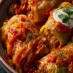 Slow Cooker Unstuffed Cabbage Rolls First Image