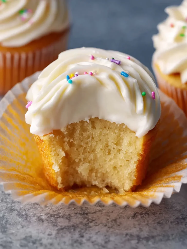 Vanilla Buttermilk Cupcakes First Image