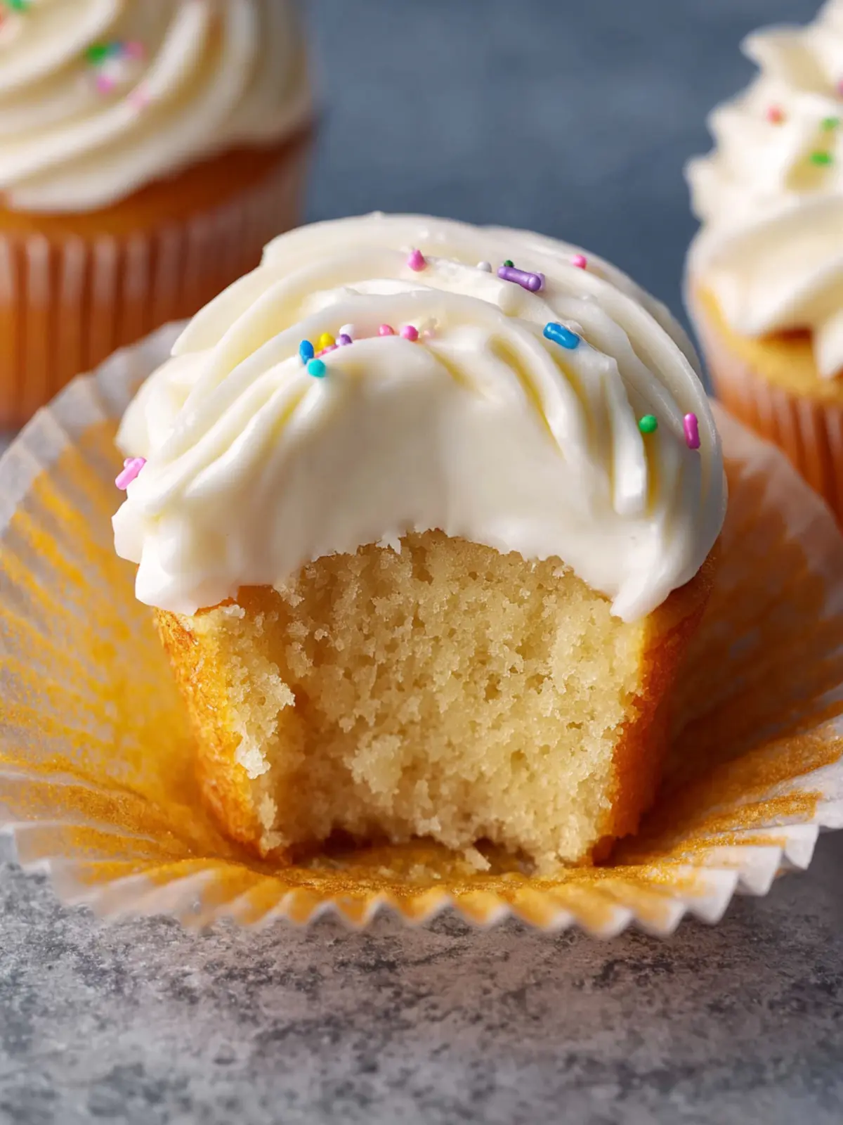 Vanilla Buttermilk Cupcakes First Image