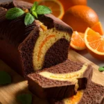 chocolate orange loaf cake First Image