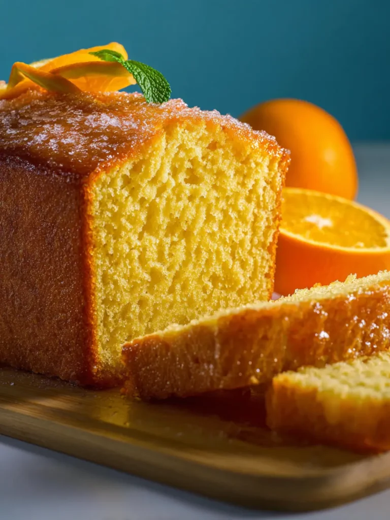 orange loaf cake First Image