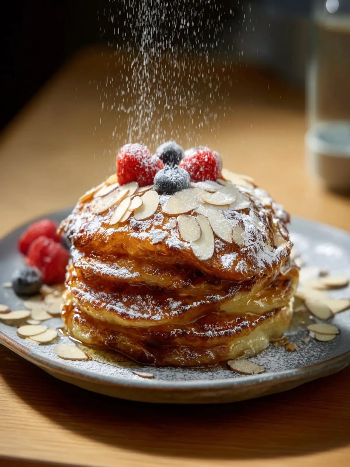 Almond Croissant Pancakes First Image
