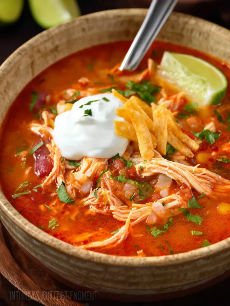 Chicken Enchilada Soup First Image