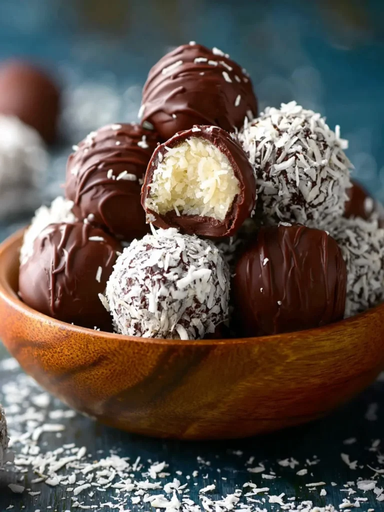 Chocolate Coconut Truffles First Image