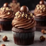 Chocolate Hazelnut Cupcakes First Image