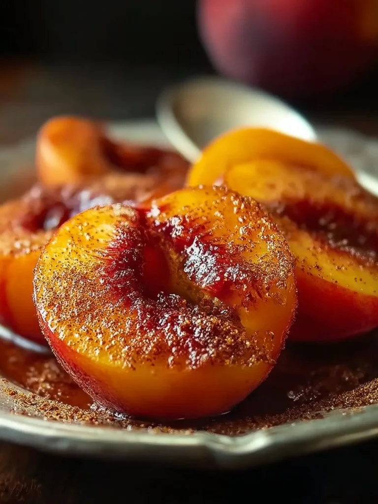 Cinnamon Sugar Baked Peaches for Father’s Day: Irresistib… First Image