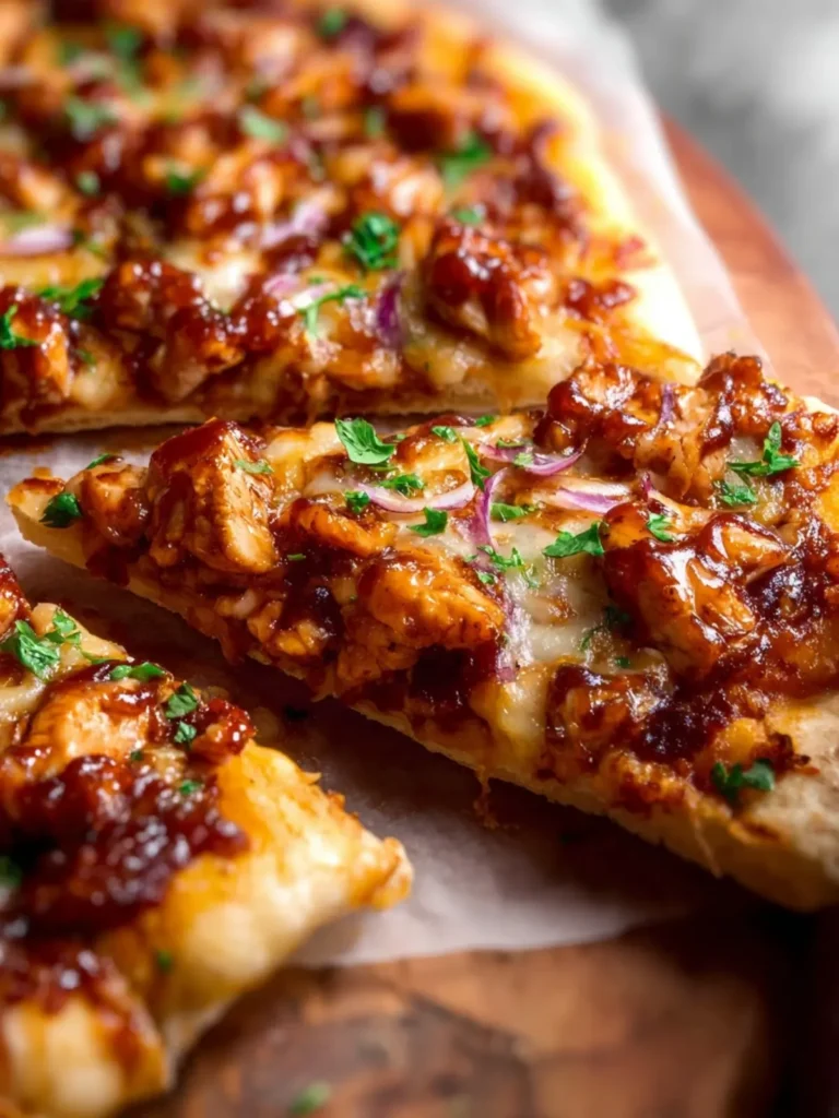 Easy Homemade BBQ Chicken Pizza First Image