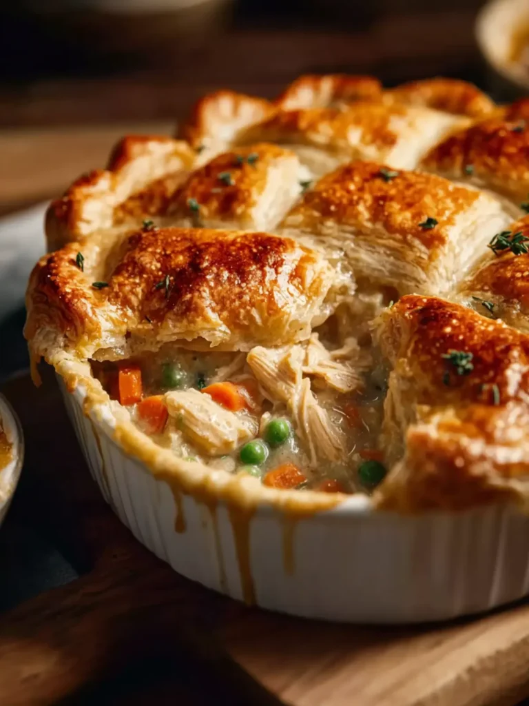 Easy Homemade Chicken Pot Pie Casserole First Image