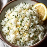 Easy Lemon Garlic Rice with Herbs, Side Dish Recipe First Image