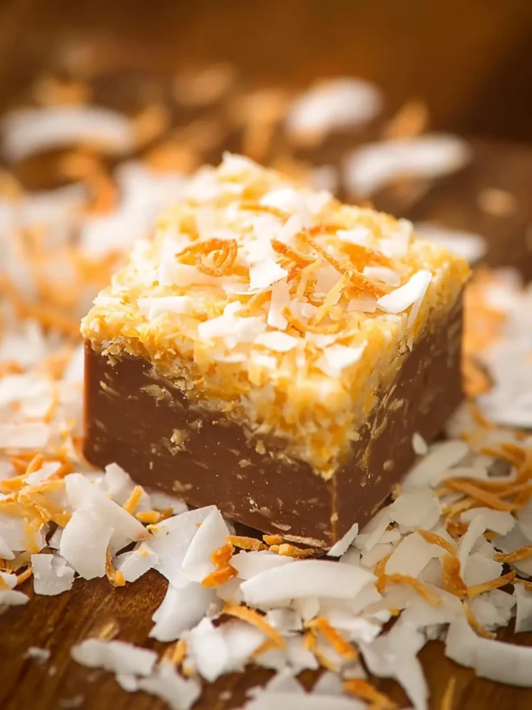 Easy Microwave Coconut Fudge First Image