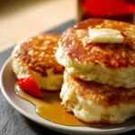 Golden Ricotta Pancakes First Image