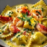 Lobster Ravioli in Lemon Butter Sauce First Image