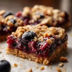 Mulberry Almond Oat Crumble Bars First Image