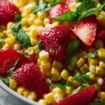 Strawberry Mint Corn Salad First Image