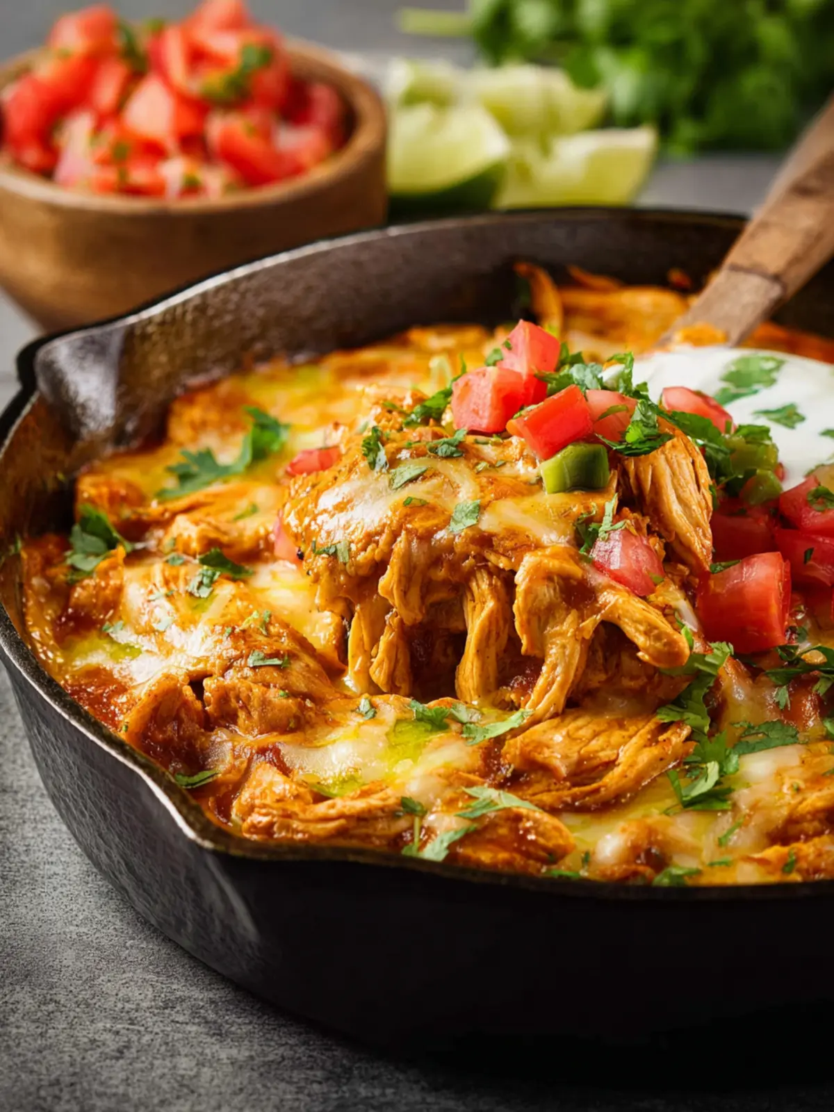 chicken enchilada skillet First Image